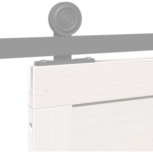 vidaXL drsna vrata bela 100x208 cm vrata iz solidnega lesa bor Cene