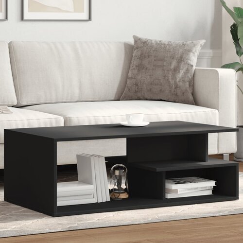 VidaXL Stolić za kavu crni 102 x 55 x 35 od konstruiranog drva Slike