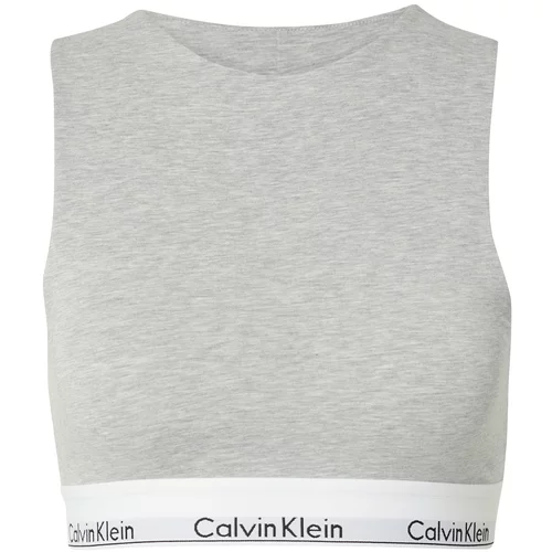 Calvin Klein Underwear Nedrček pegasto siva / črna / bela