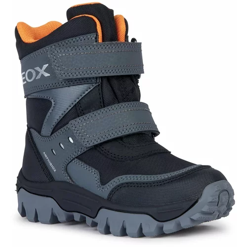 Geox Škornji za sneg J Himalaya Boy B Abx J36FRC 0FUCE C0038 S Black/Orange