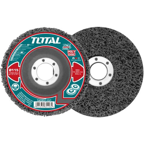  Disk za skidanje hrđe 115 mm TAC651151 TOTAL Cijene