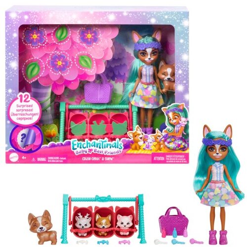 Enchantimals: Presenečenje igralni set - Crizia Corgi & Snow Cene