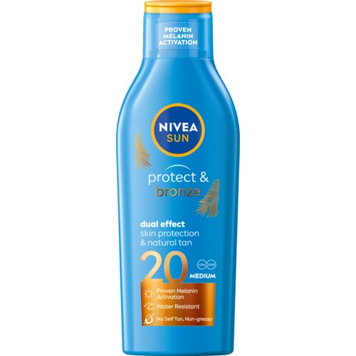 Nivea Sun Protect & Bronze intenzivni losjon za sončenje SPF 20 200 ml Cene