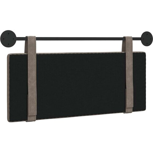  Držeće uzglavlje Zidne Sivi 110 x 55 x 5 cm Antikni PU - Sivi 100 cm bez LED Slike