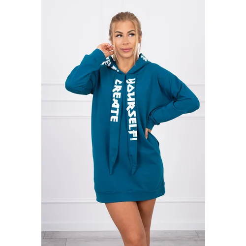 Kesi Oversize Navy Hooded Dress