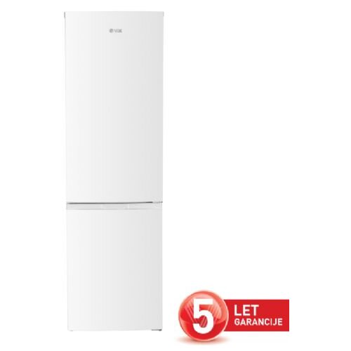 Vox Hladilnik z zamrzovalnikom NF 3200 W E [E, H: 182 L, Z: 71 L, NO-FROST, bel] Cene