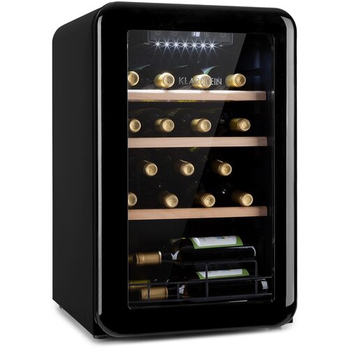 Klarstein Vinetage 19 Uno, hladnjak za vino, 70 l, 4 - 22 &amp;deg;C, retro dizajn Slike
