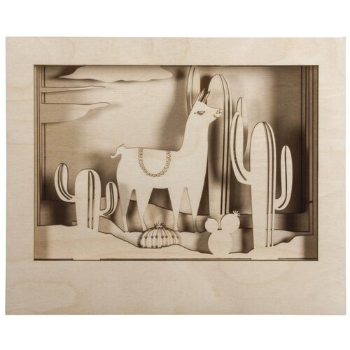 RAYHER Lesena sestavljanka 3D Lama,24x20x6.9cm, 10-delna, (20633757) Cene
