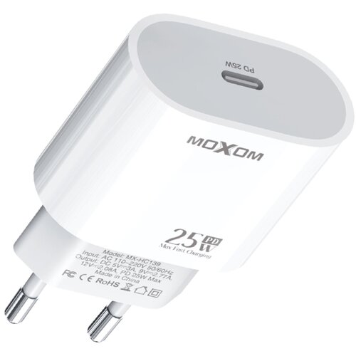 Moxom Kućni punjač MX-HC139 25W Type C na Lightning beli Cene