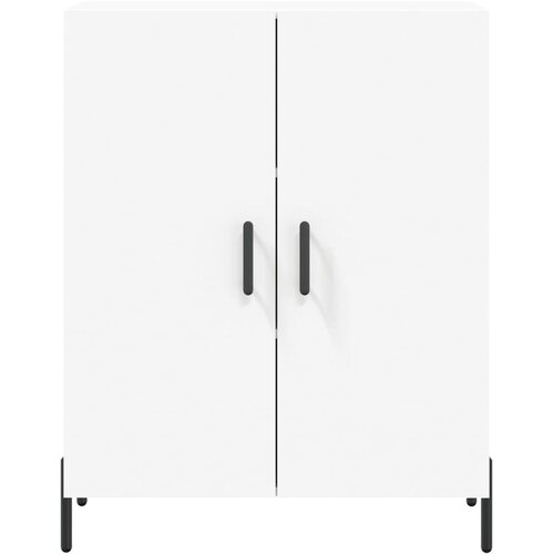  Visoka komoda bijela 69,5x34x180 cm konstruirano drvo Slike