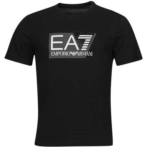 Emporio Armani EA7 Majice s kratkimi rokavi TSHIRT 3DPT81 Črna