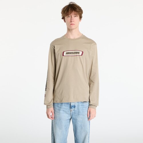 Horsefeathers Majice Raceway Ls T-Shirt Taupe M Cene