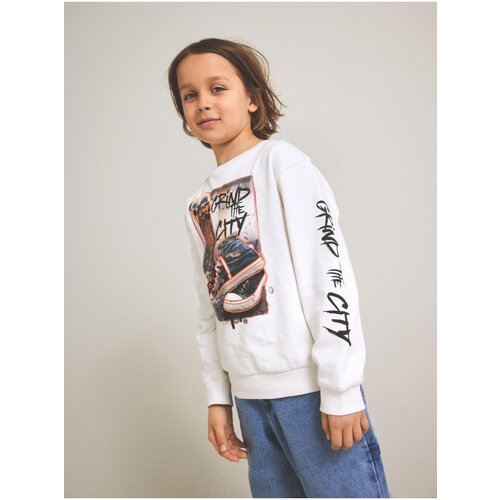 Name it White boys&amp;#039; sweatshirt Tomanso - Boys Slike