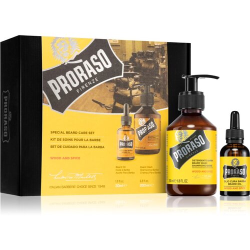 Proraso Set Beard Original darilni set Wood and Spice (za brado) za moške Cene