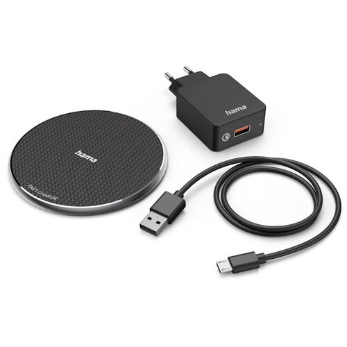Wireless punjač set HAMA "QI-FC10" 10W crni Cijene