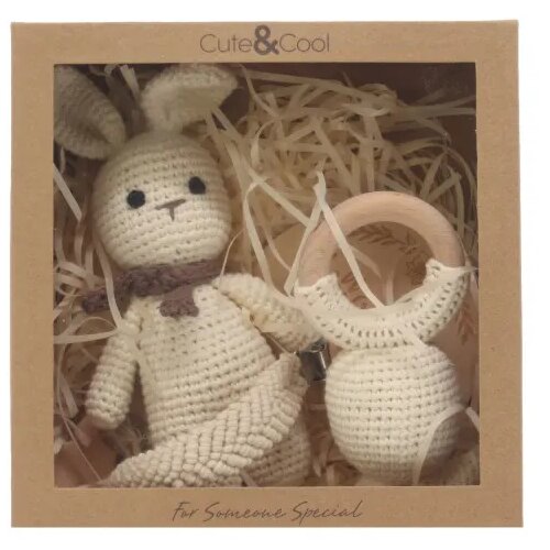 CUTE&COOL- Cute&Cool poklon set za bebe beli zeka 3 kom Cijene