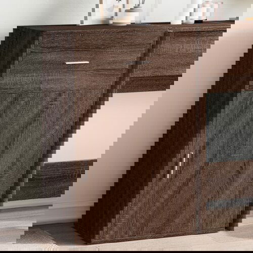 vidaXL Ormarić za pohranu smeđi hrast 56,5x39x90 cm konstruirano drvo Cijene