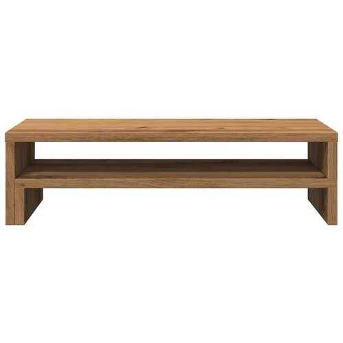 VidaXL Stalak za monitor boja hrasta 54x22x15 cm konstruirano drvo Slike