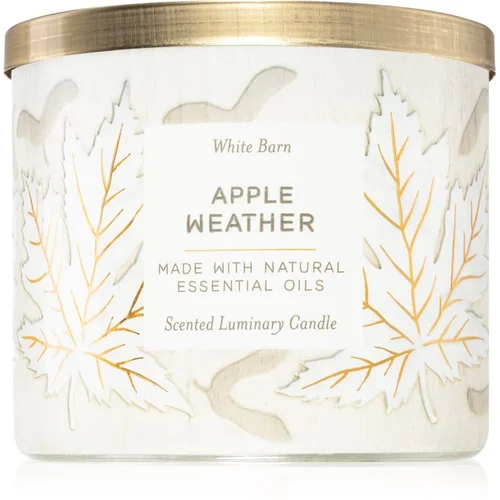 Bath & Body Works Apple Weather dišeča sveča 411 g