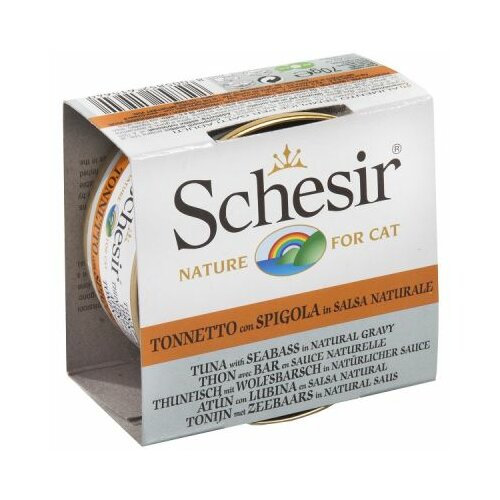 Schesir cat adult tunjevina & brancin natur konzerva 70g Cene