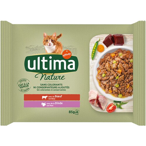 Affinity Ultima Ultima Cat Nature 4 x 85 g - Govedina in puran Cene