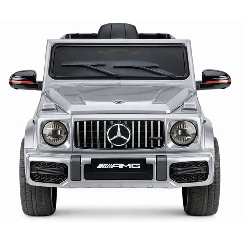Mercedes AMG G 63 srebrno obojeni automobil na baterije Slike