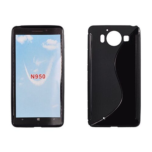  S silikonski ovitek microsoft lumia 950 črn Slike