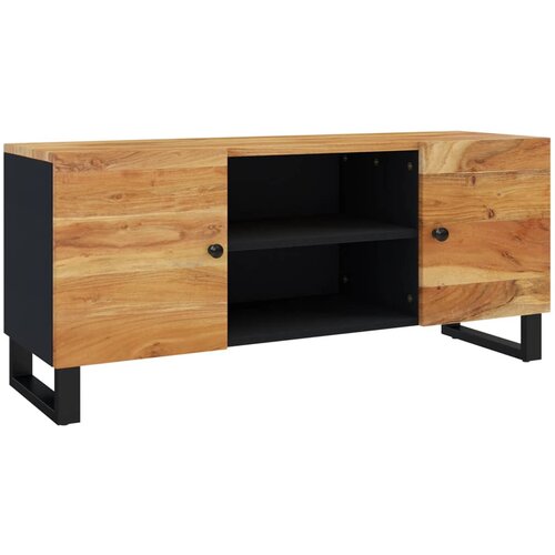Maison Chic TV omarica - TV stojalo - Televizijska omarica 105x33x46 cm trden akacijev les, (21701253) Slike