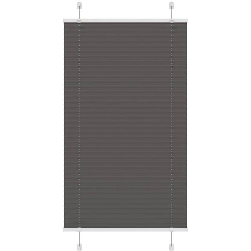 vidaXL Plisirana roleta crna 80x100 cm širina tkanine 79,4 cm Cijene