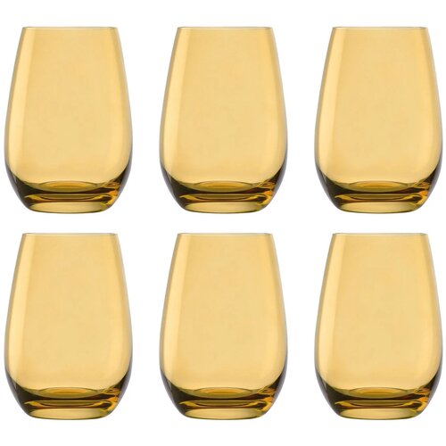 ich-zapfe Barvna steklena kozarca ELEMENTS 6er set jantar 465 ml, (5000222648) Cene
