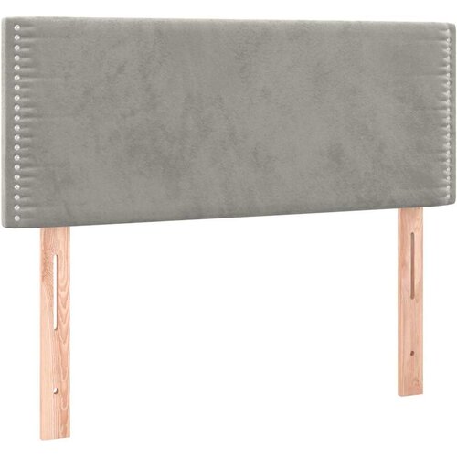 Box spring krevet s madracem svjetlosivi 100x200 cm bar&amp;scaron;unasti Slike