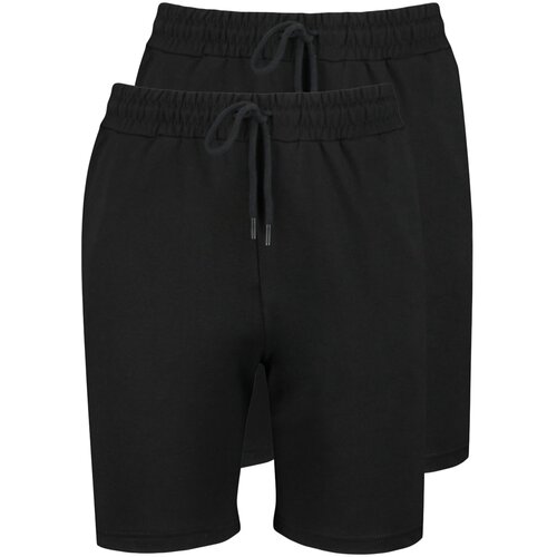 Trendyol Shorts - Black - Normal Waist Cene