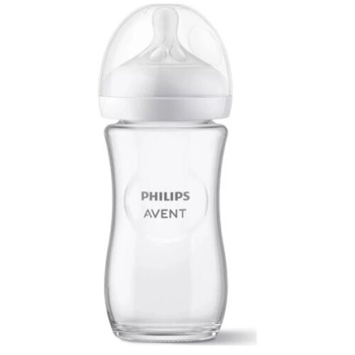 Philips avent staklena flašica natural response 240ml, 1m+ Slike