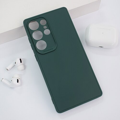  Maska  3D Camera za Samsung S25 Ultra/ S938B tamno zelena Cene