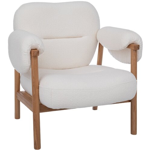 Ena Fotelja 83X80X84 CM bela Slike