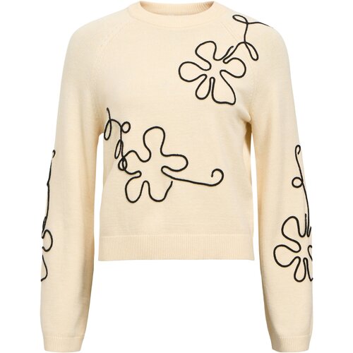 .OBJECT Pulover 'OBJLaney Rubin' pesek / črna Cene