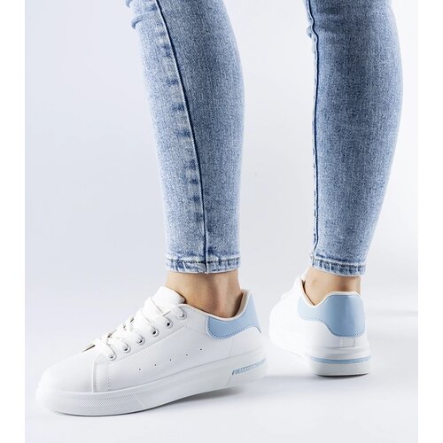 Gemre White and blue Leland sneakers Cene