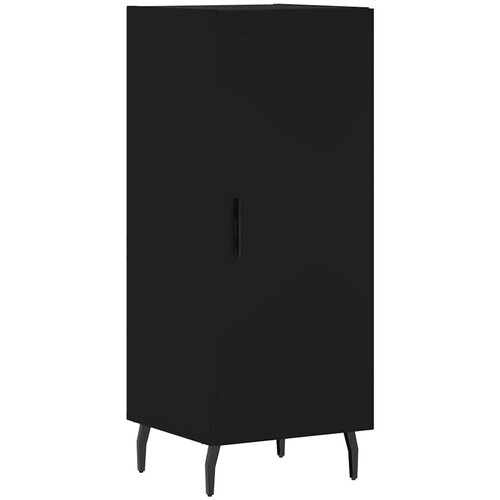  Komoda crna 34,5 x 34 x 90 cm od konstruiranog drva Slike
