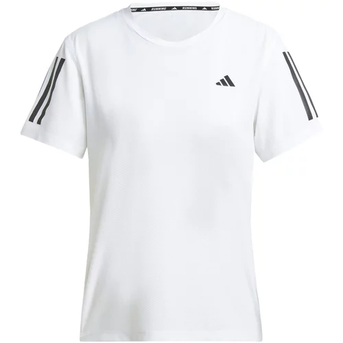Adidas Tehnička sportska majica 'Own The Run' crna / bijela