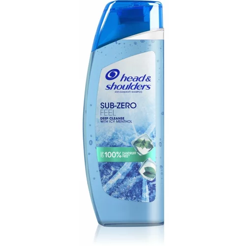 Head & Shoulders Deep Cleanse Sub Zero Feel vlažilni šampon proti prhljaju 300 ml
