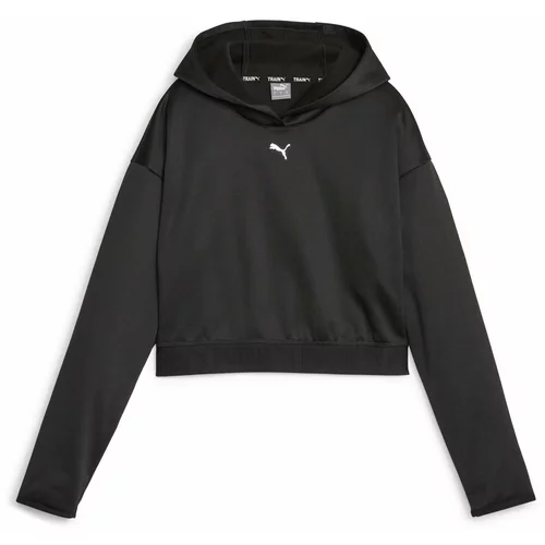 Puma Sportska sweater majica 'Strong Power' crna / bijela