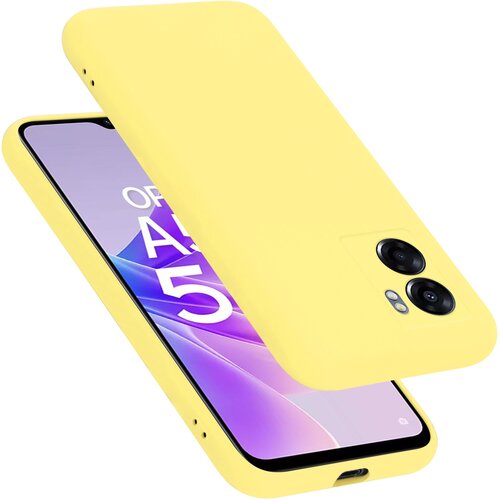 Cadorabo Case, združljiv z OPPO v tekoči rumeni - za&scaron;čitni pokrov iz fleksibilnega silikona TPU, (20694366) Cene
