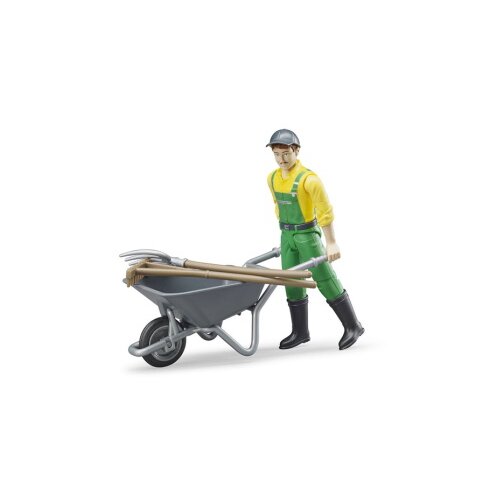 Bruder figura farmer sa kolicima i vilama 626105 Cene