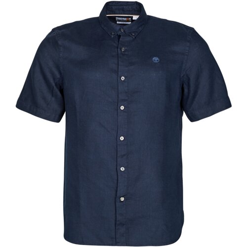 Timberland Srajce s kratkimi rokavi SS Mill River Linen Shirt Slim Slike