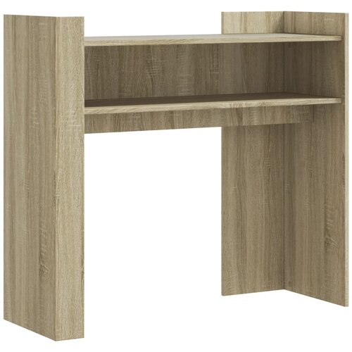 Maison Chic konzolna miza - miza ob steni sonoma hrast 100x35x90 cm inženirski les, (21786664) Cene