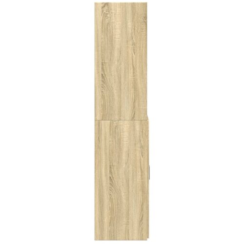  Visoka komoda boja hrasta 70x42,5x185 cm od konstruiranog drva Slike