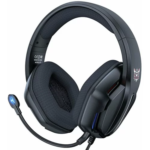 Onikuma X27 RGB Ergonomic Wired Gaming Headset Noise Canceling Mic Black