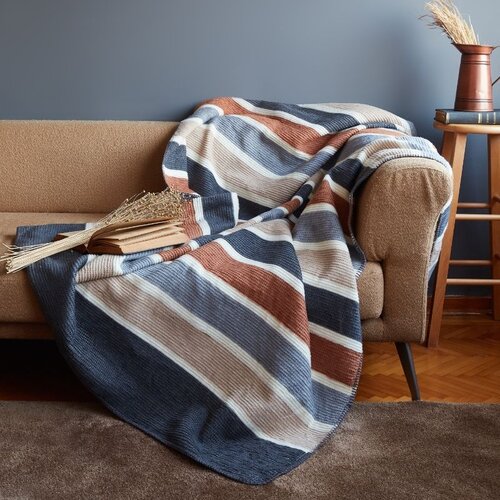  Ćebe darcy 150x200 - ETK22306-A - brown/blue Cene