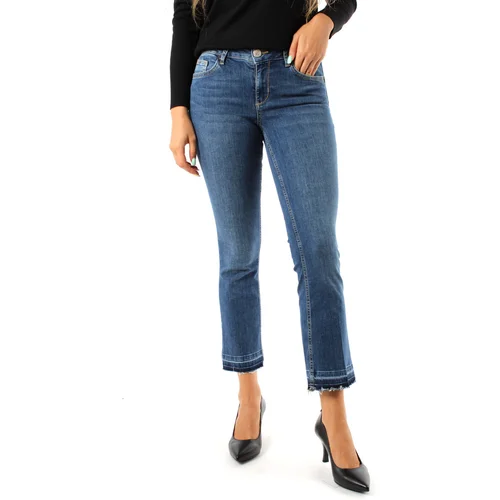 Liu Jo Jeans straight UF4022D4896 Modra