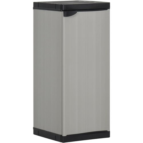Furnova Vrtna omara z 1 polico siva in črna 35x40x85 cm, (21948494) Cene